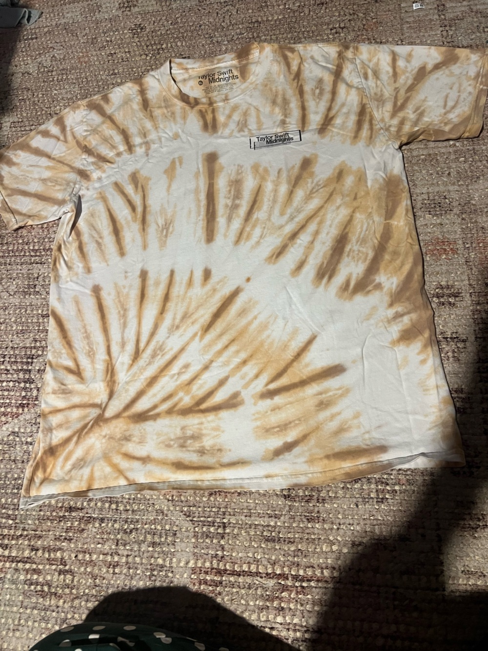 Taylor Swift Midnights Spiral Tie-Dye T-Shirt RARE